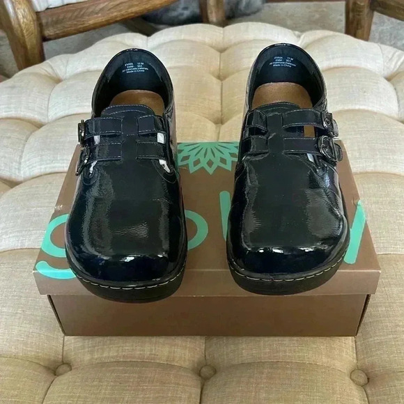 Glolily Emma II Women's Professional Lightweight 2 Strap Clog Navy 11 - Picture 2 of 7